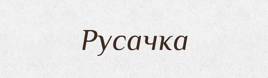 Русачка — Великий тлумачний словник сучасної української мови