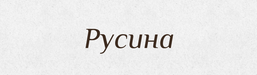 Русина — Великий тлумачний словник сучасної української мови