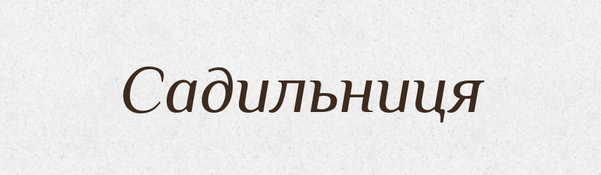 Садильниця — Великий тлумачний словник сучасної української мови