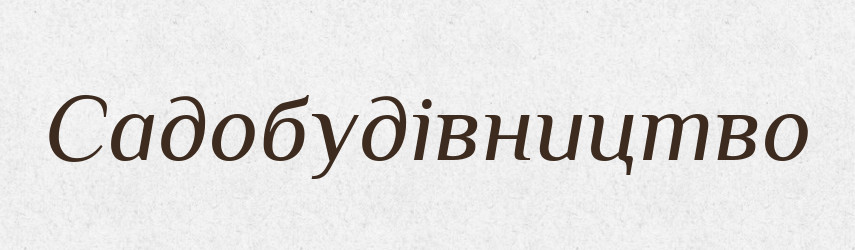 Садобудівництво — Великий тлумачний словник сучасної української мови