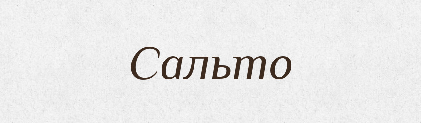 Сальто — Великий тлумачний словник сучасної української мови
