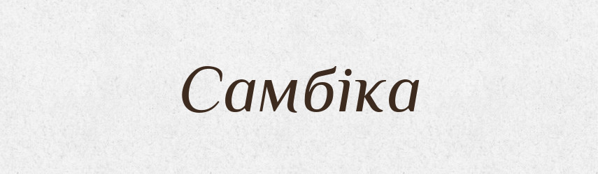 Самбіка — Великий тлумачний словник сучасної української мови