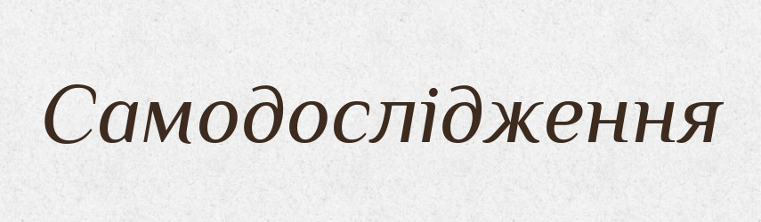 Самодослідження — Великий тлумачний словник сучасної української мови