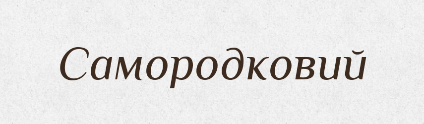 Самородковий — Великий тлумачний словник сучасної української мови