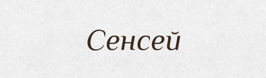 Сенсей — Великий тлумачний словник сучасної української мови
