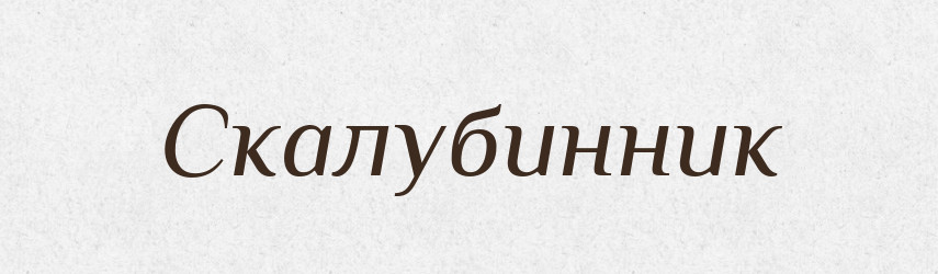 Скалубинник — Великий тлумачний словник сучасної української мови