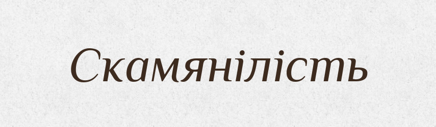 Скамянілість — Великий тлумачний словник сучасної української мови