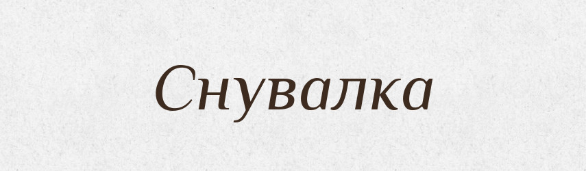 Снувалка — Великий тлумачний словник сучасної української мови