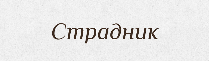 Страдник — Великий тлумачний словник сучасної української мови