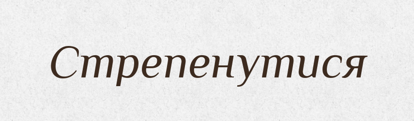 Стрепенутися — Великий тлумачний словник сучасної української мови