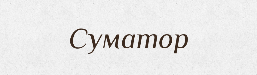 Суматор — Великий тлумачний словник сучасної української мови