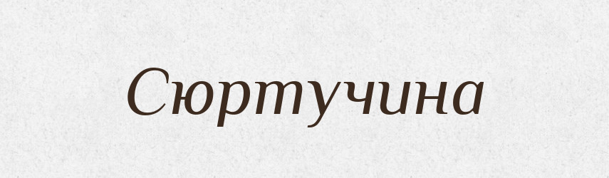 Сюртучина — Великий тлумачний словник сучасної української мови