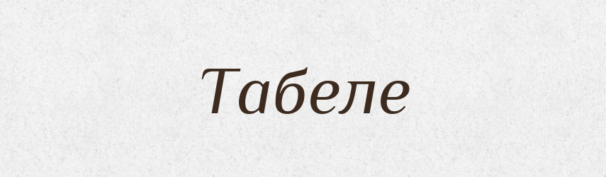 Табеле — Великий тлумачний словник сучасної української мови