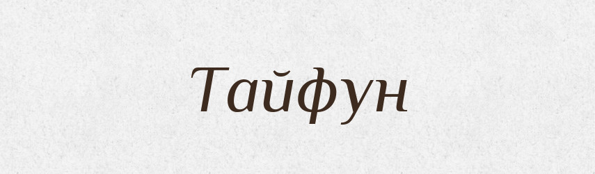 Тайфун — Великий тлумачний словник сучасної української мови