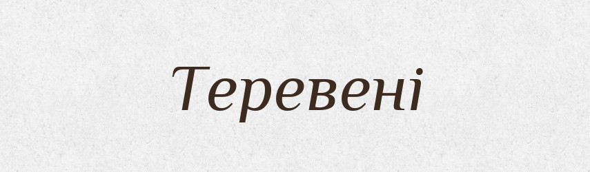 Теревені — Великий тлумачний словник сучасної української мови