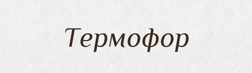 Термофор — Великий тлумачний словник сучасної української мови
