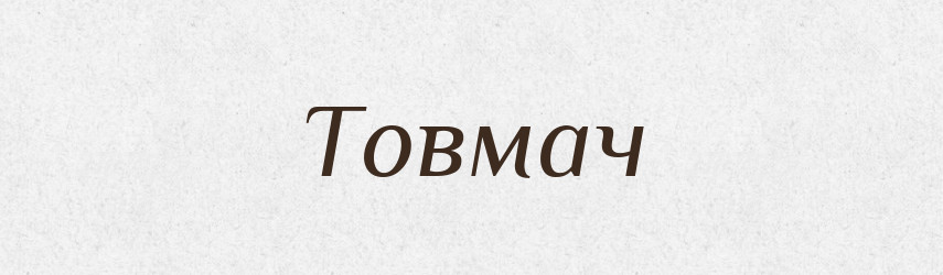 Товмач — Великий тлумачний словник сучасної української мови