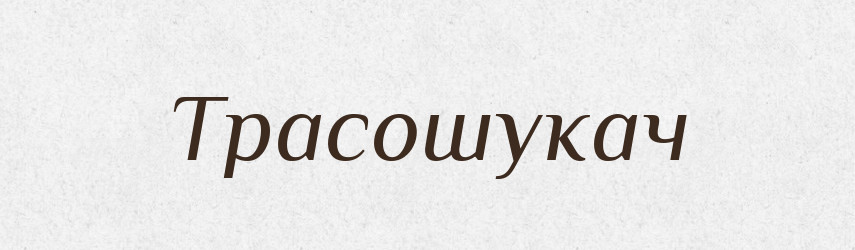 Трасошукач — Великий тлумачний словник сучасної української мови