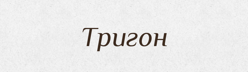 Тригон — Великий тлумачний словник сучасної української мови