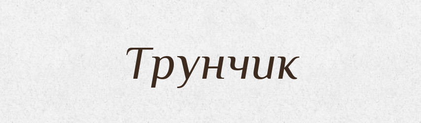 Трунчик — Великий тлумачний словник сучасної української мови