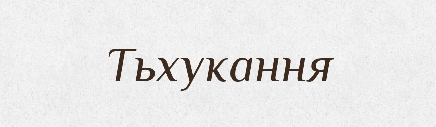 Тьхукання — Великий тлумачний словник сучасної української мови