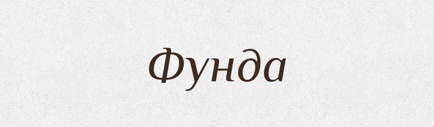 Фунда — Великий тлумачний словник сучасної української мови