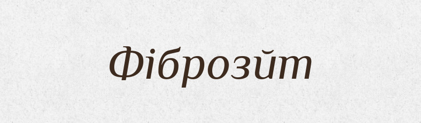 Фіброзйт — Великий тлумачний словник сучасної української мови