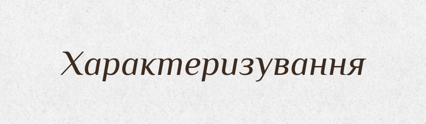 Характеризування — Великий тлумачний словник сучасної української мови