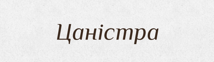 Цаністра — Великий тлумачний словник сучасної української мови