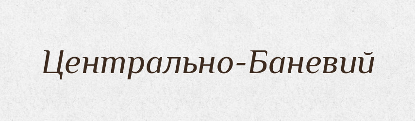 Центрально-Баневий — Великий тлумачний словник сучасної української мови