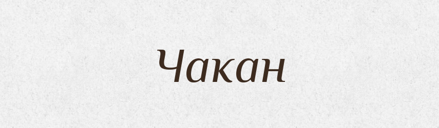 Чакан — Великий тлумачний словник сучасної української мови