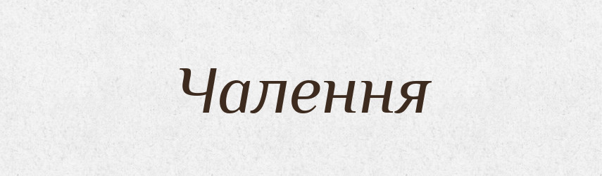 Чалення — Великий тлумачний словник сучасної української мови