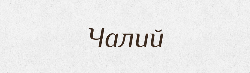 Чалий — Великий тлумачний словник сучасної української мови