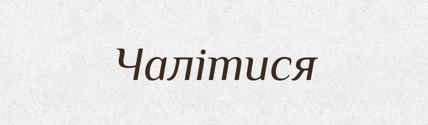 Чалітися — Великий тлумачний словник сучасної української мови