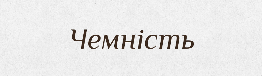 Чемність — Великий тлумачний словник сучасної української мови