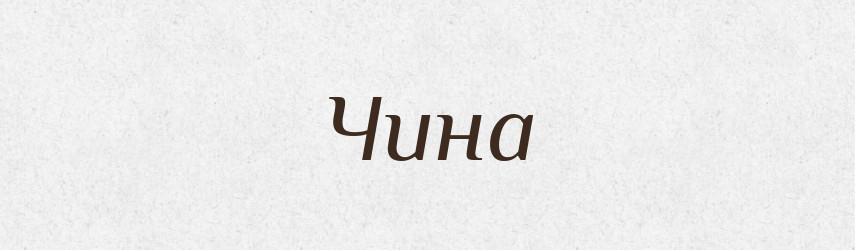 Чина — Великий тлумачний словник сучасної української мови