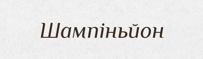 Шампіньйон — Великий тлумачний словник сучасної української мови