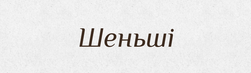 Шеньші — Великий тлумачний словник сучасної української мови