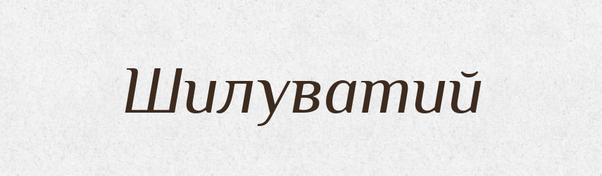 Шилуватий — Великий тлумачний словник сучасної української мови