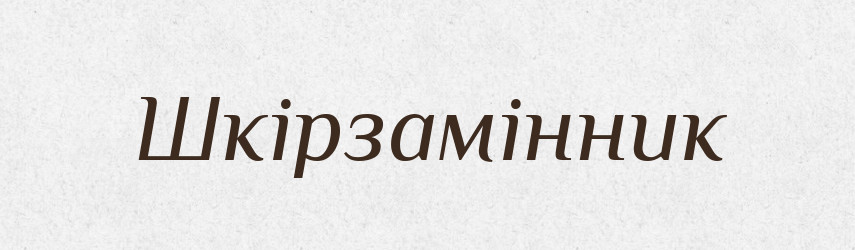 Шкірзамінник — Великий тлумачний словник сучасної української мови