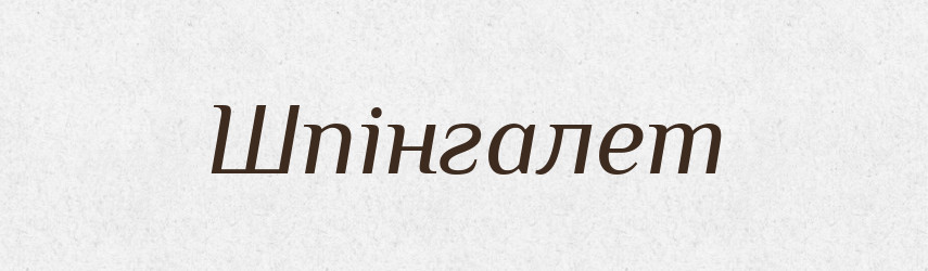 Шпінгалет — Великий тлумачний словник сучасної української мови