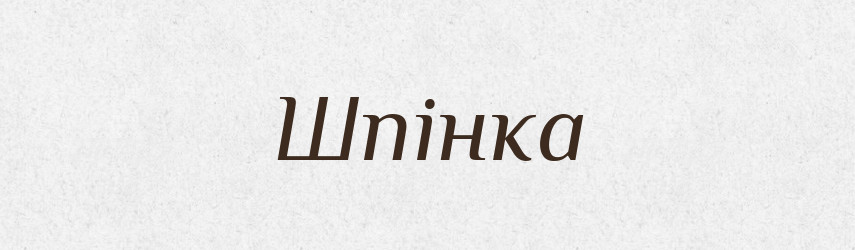 Шпінка — Великий тлумачний словник сучасної української мови