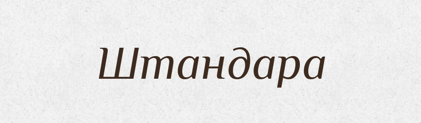 Штандара — Великий тлумачний словник сучасної української мови