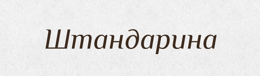 Штандарина — Великий тлумачний словник сучасної української мови