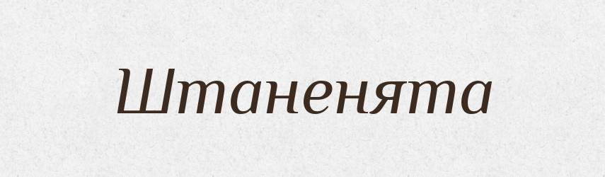 Штаненята — Великий тлумачний словник сучасної української мови