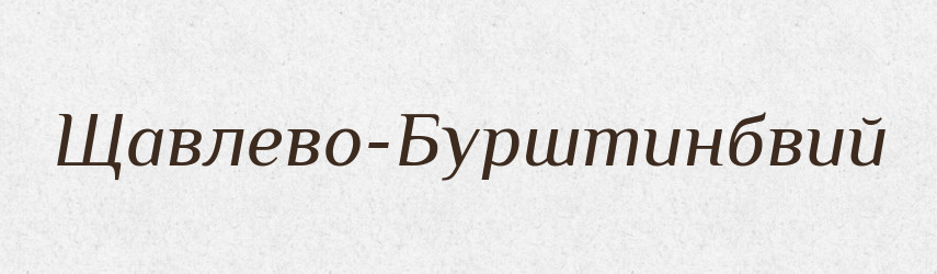 Щавлево-Бурштинбвий — Великий тлумачний словник сучасної української мови