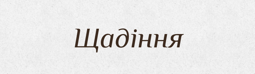 Щадіння — Великий тлумачний словник сучасної української мови