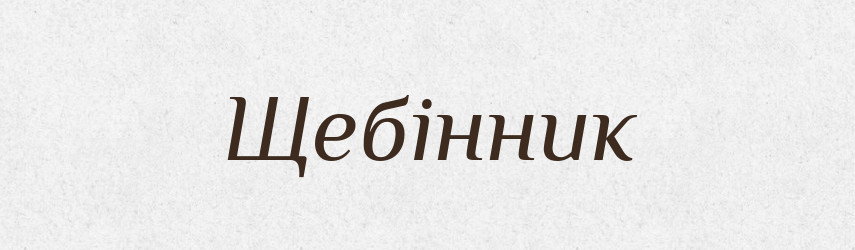 Щебінник — Великий тлумачний словник сучасної української мови