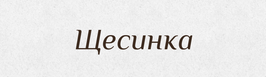 Щесинка — Великий тлумачний словник сучасної української мови