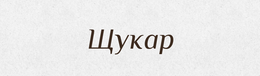 Щукар — Великий тлумачний словник сучасної української мови